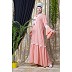 Party wear abaya- Peach